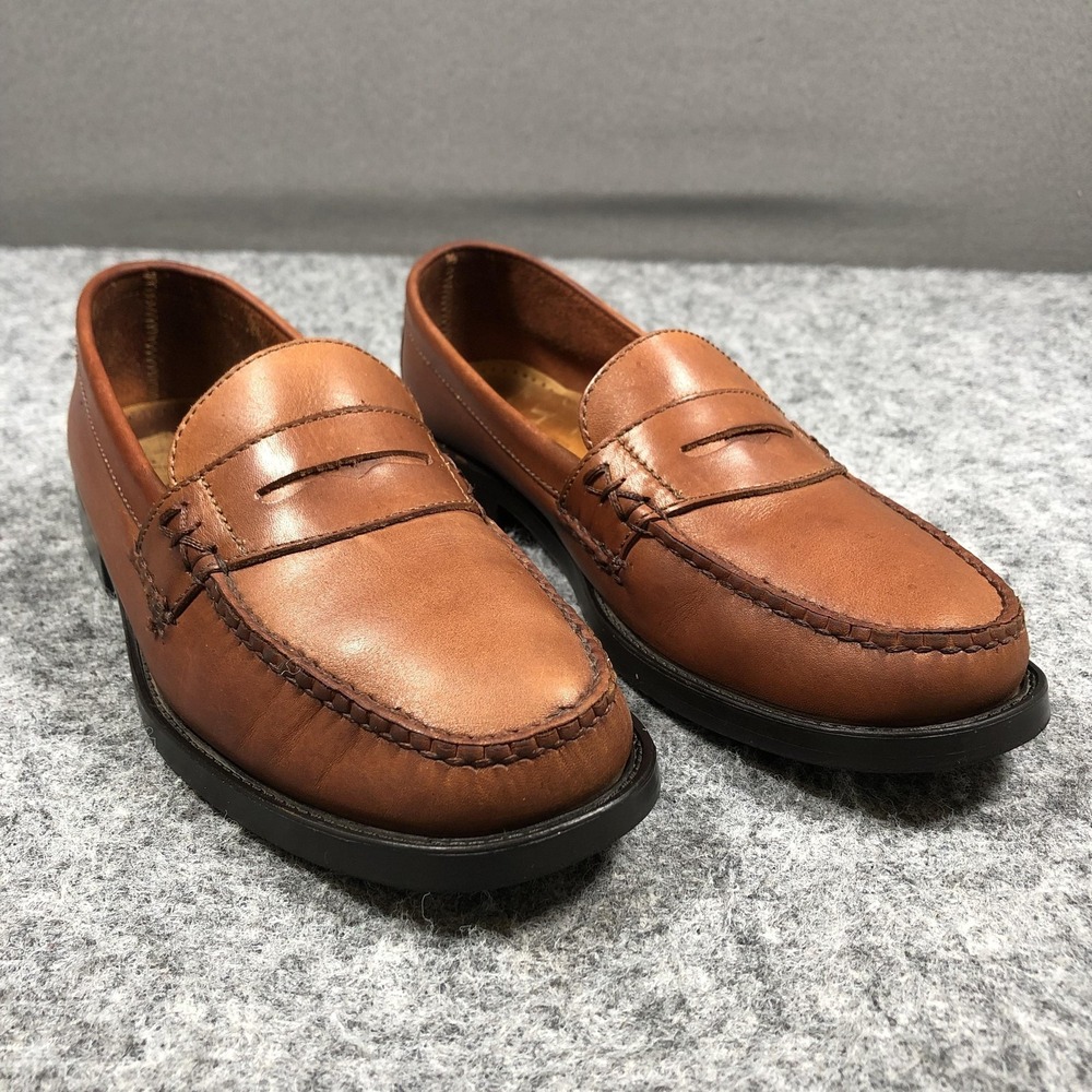 Bass Loafers Weejuns Katherine II Shoes Womens Size 8 W Brown Leather Penny